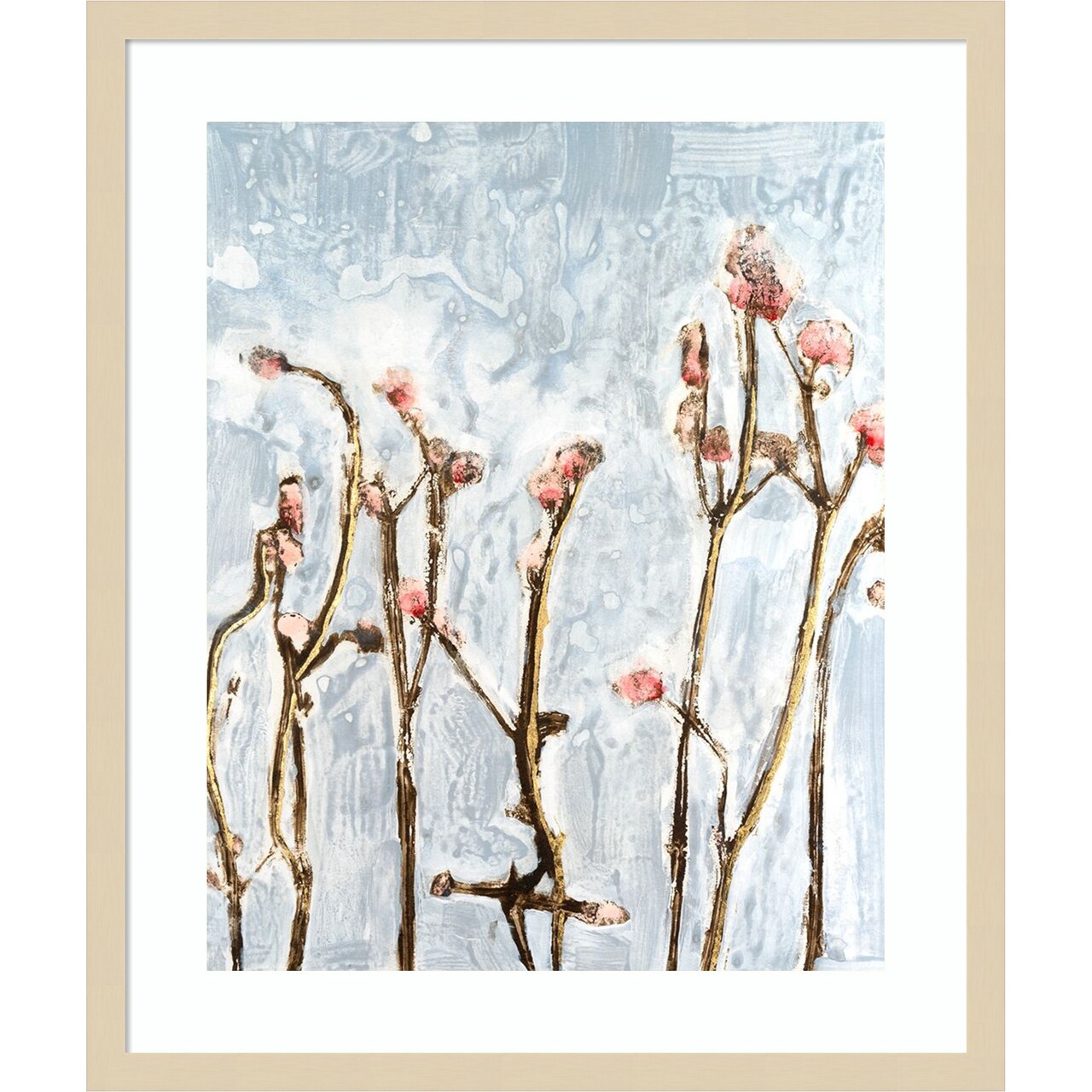 Mimosa Meadow II by Michael Willett Wood Framed Wall Art Print
